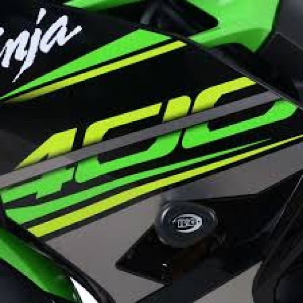 R&G R&G Aero Crash Protectors (Non-drill)- Kawasaki Ninja 250/400 '18- & Z400/ Z250 '19- CP0444BL